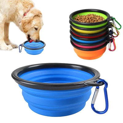 Collapsible Travel Dog Bowl 1000ML - The Fluff Lab Australia