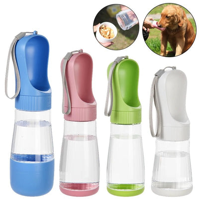 FluffFeast™ - 2 - in - 1 Pet Travel Bottle - The Fluff Lab Australia