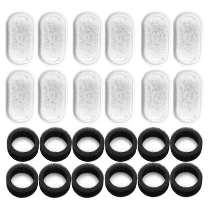 Cat Water Fountain Replacement Filters - Activated Carbon (12 Pack) - The Fluff Lab Australia