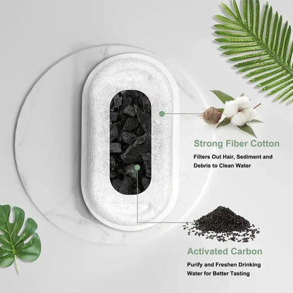 Cat Water Fountain Replacement Filters - Activated Carbon (12 Pack) - The Fluff Lab Australia