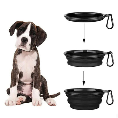 Collapsible Travel Dog Bowl 1000ML - The Fluff Lab Australia