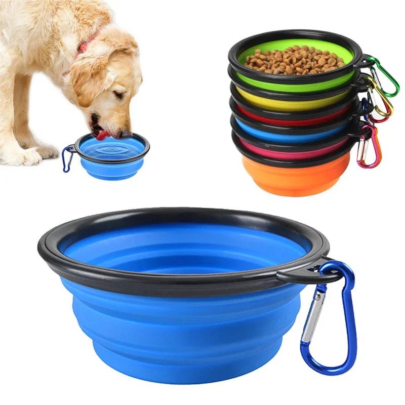 Collapsible Travel Dog Bowl 1000ML - The Fluff Lab Australia
