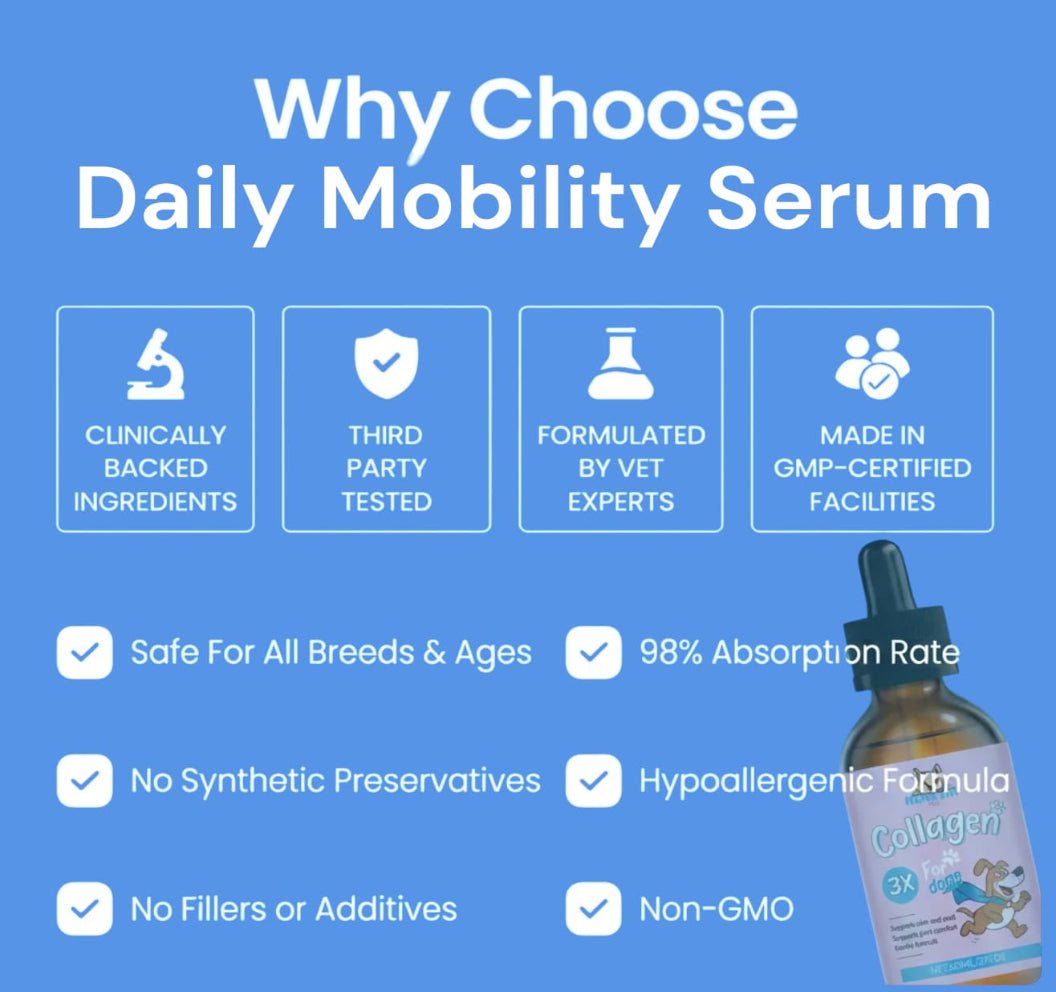 Daily Mobility Serum for Dogs - The Fluff Lab Australia