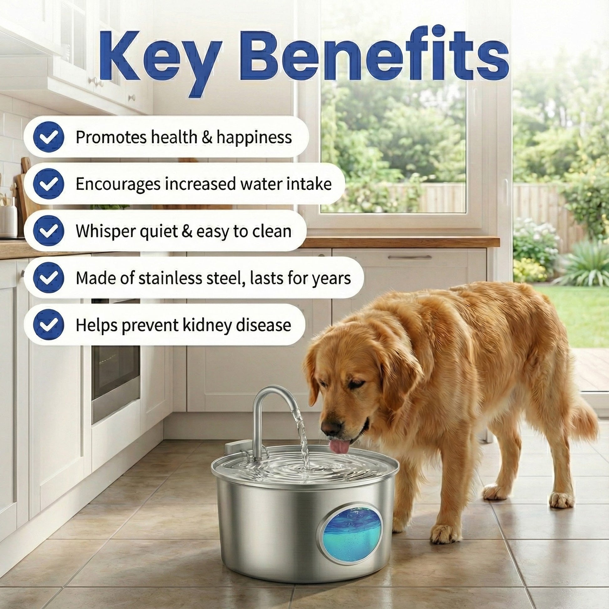 End Dehydration Worries—Lunea's 7L Circulating Fountain Keeps Water Irresistibly Fresh - The Fluff Lab Australia