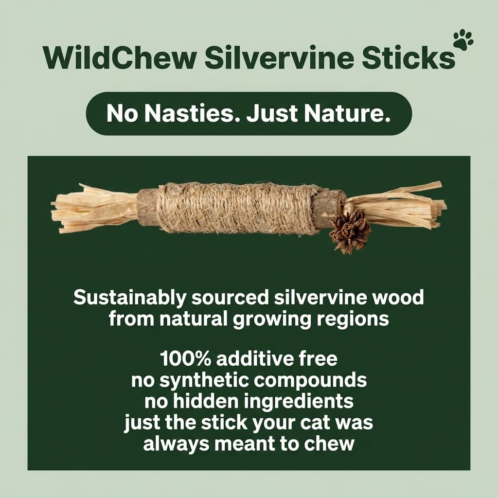 WildChew Silvervine Sticks - The Fluff Lab
